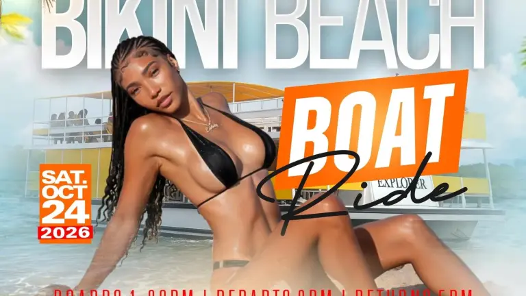 Bikini Beach Boat Ride