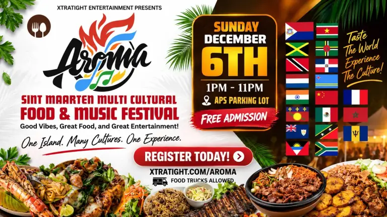 AROMA food and music festival in Philipsburg