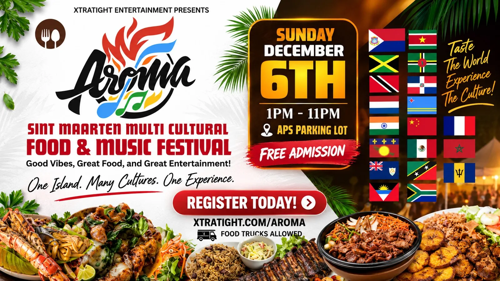 AROMA food and music festival in Philipsburg