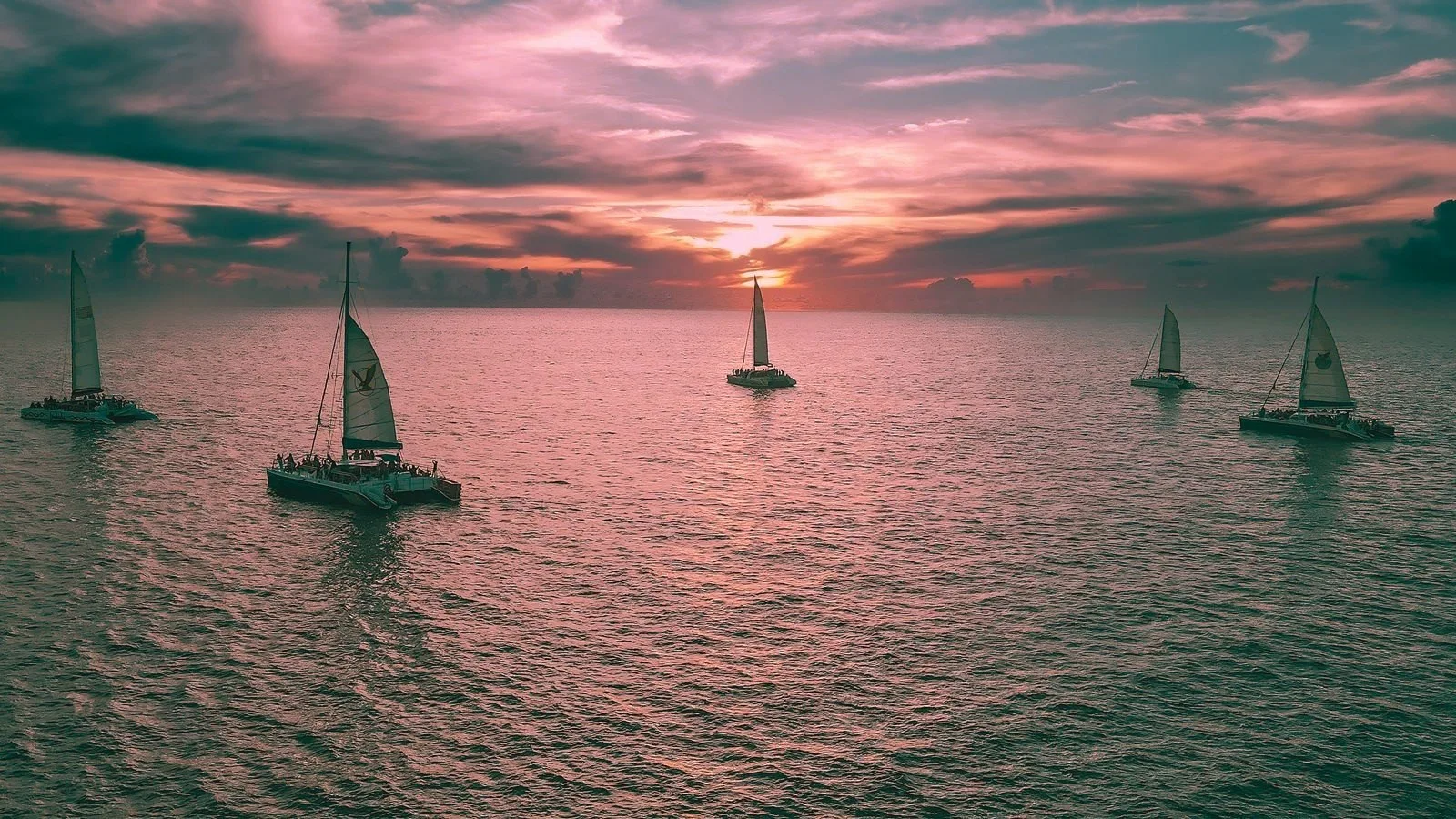 Pink Sunset Sail breast-cancer fundraiser in Simpson Bay