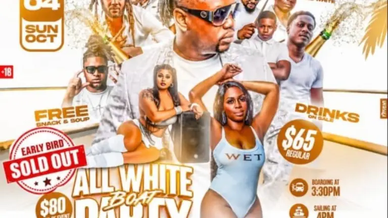 DJ Gaby Birthday Bash All White Boat Party