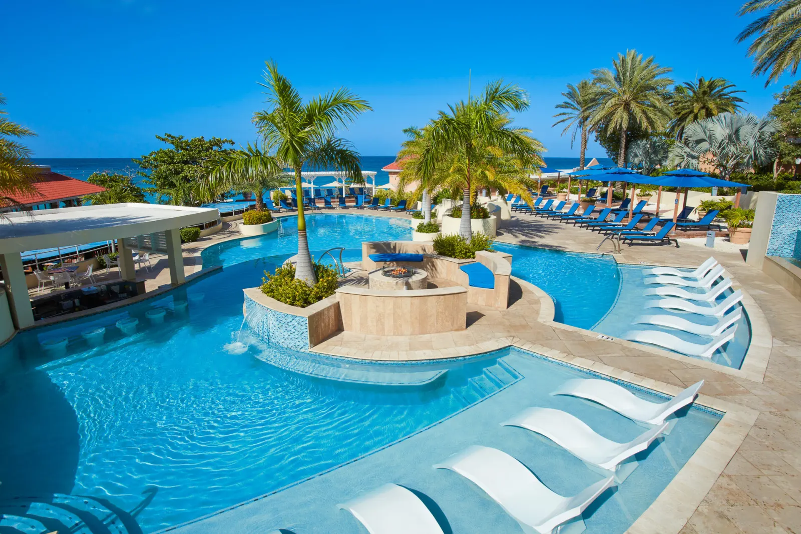 Main ocean-view pool at Divi Little Bay