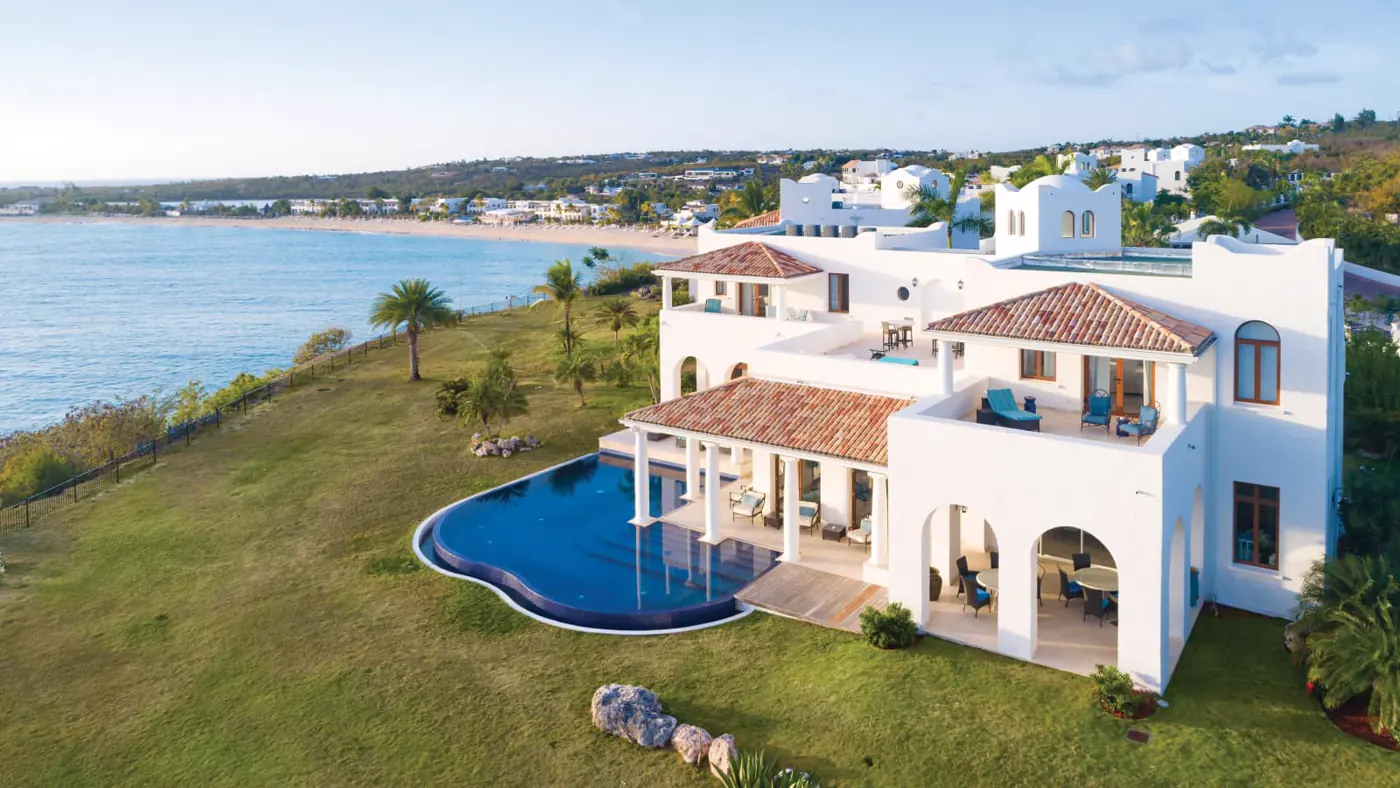 Private villa at La Samanna with pool and terrace