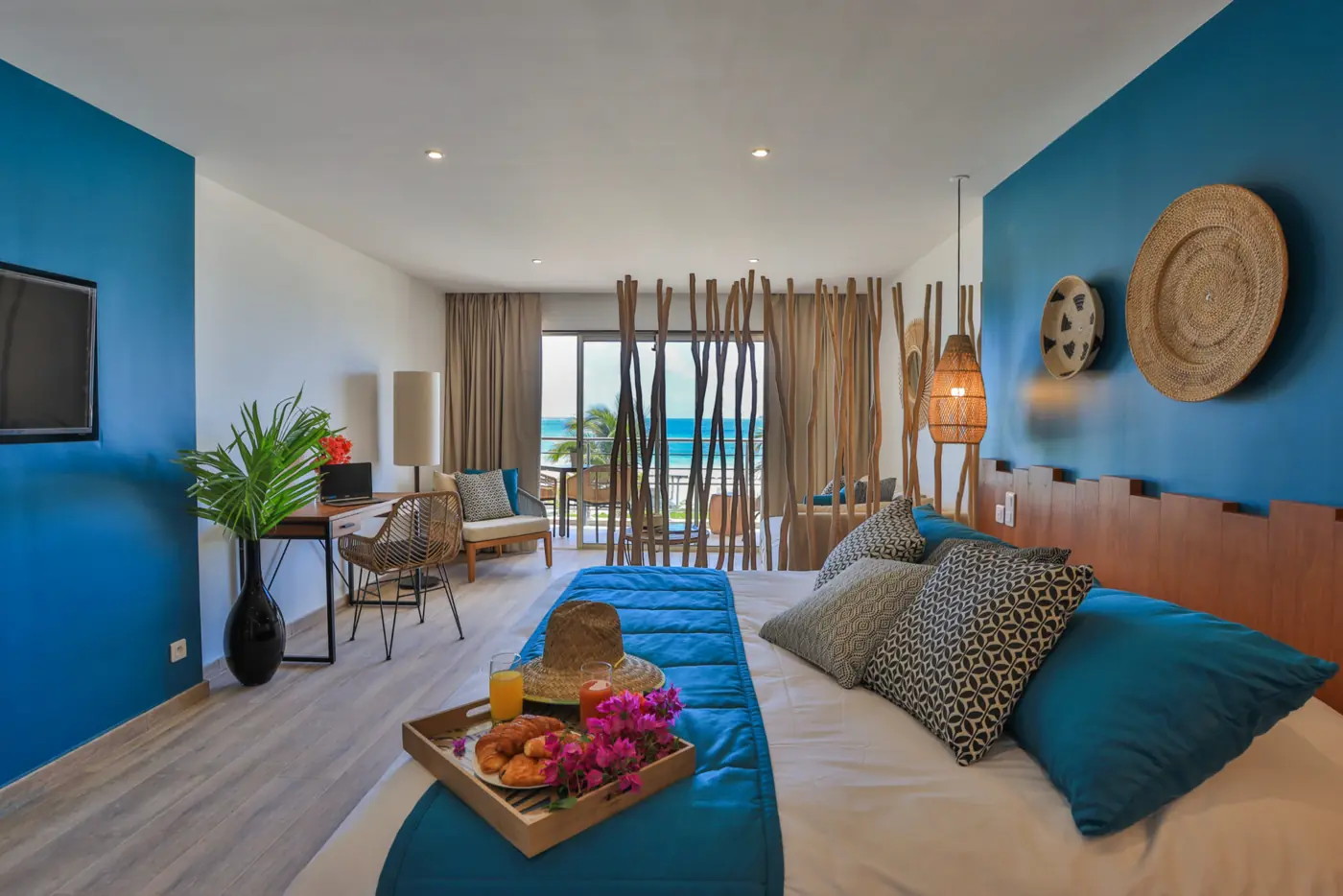 Junior suite with terrace at Orient Beach Hotel