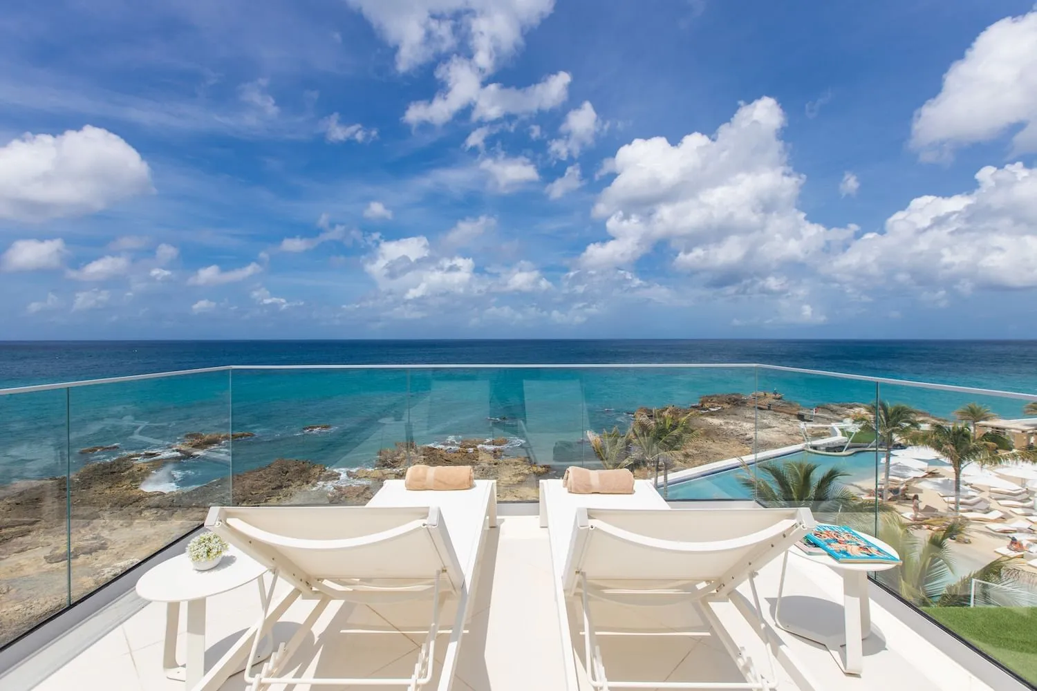 Penthouse oceanview terrace at The Morgan Resort
