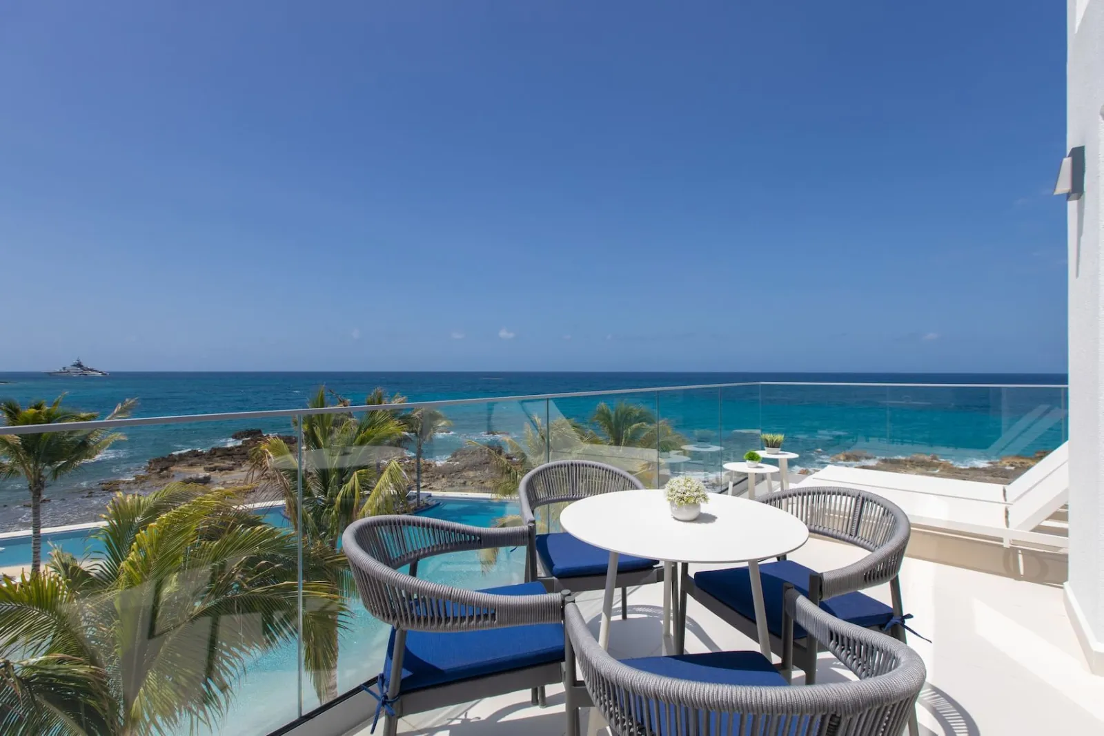 Oceanview room balcony at The Morgan Resort