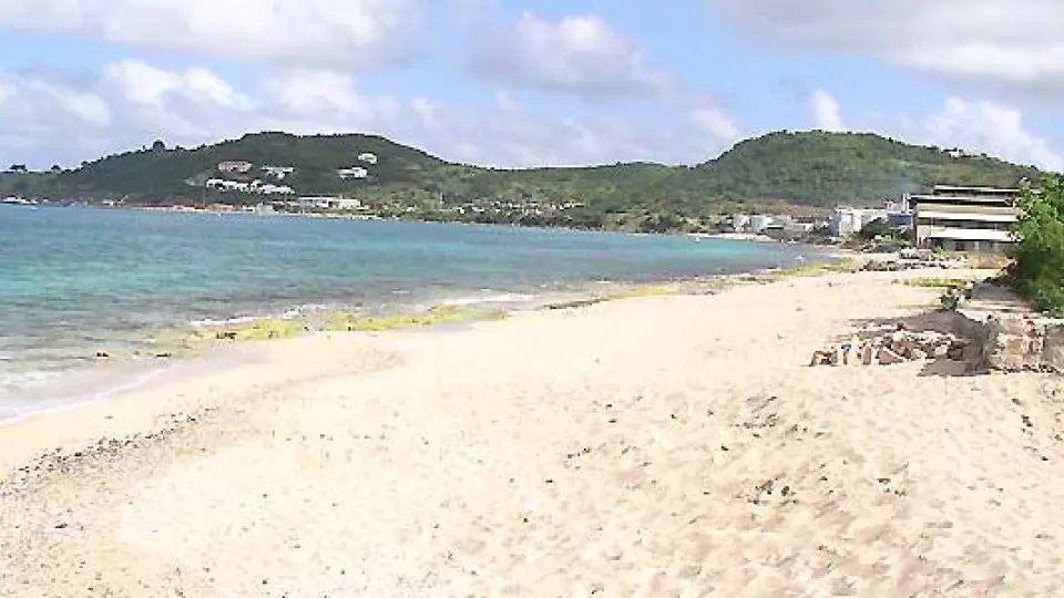 Urban Galisbay beach near Marigot port