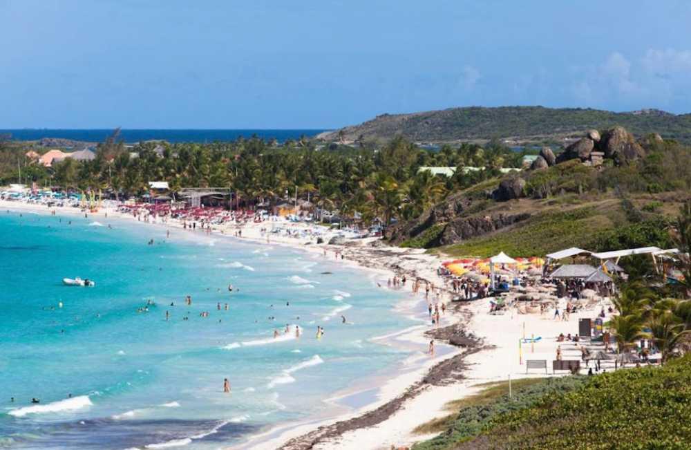 Water sports at Orient Bay Beach