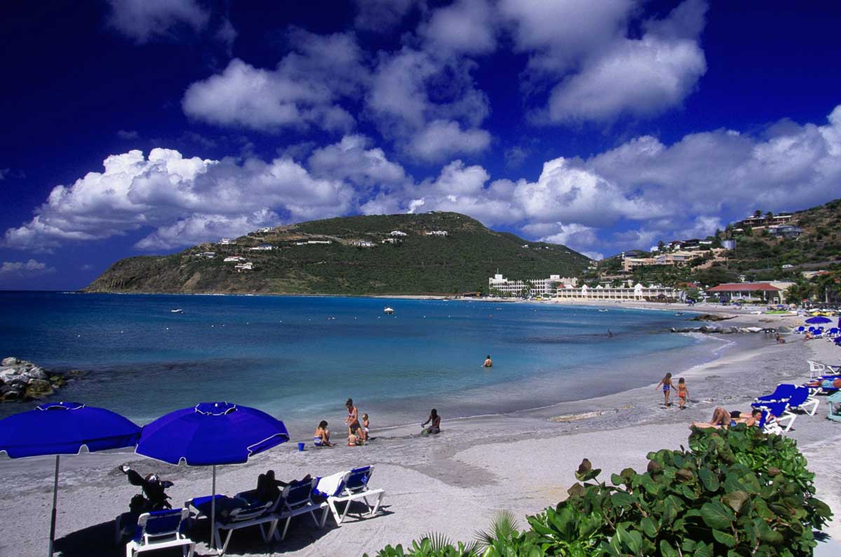 Calm, clear waters at Little Bay Beach