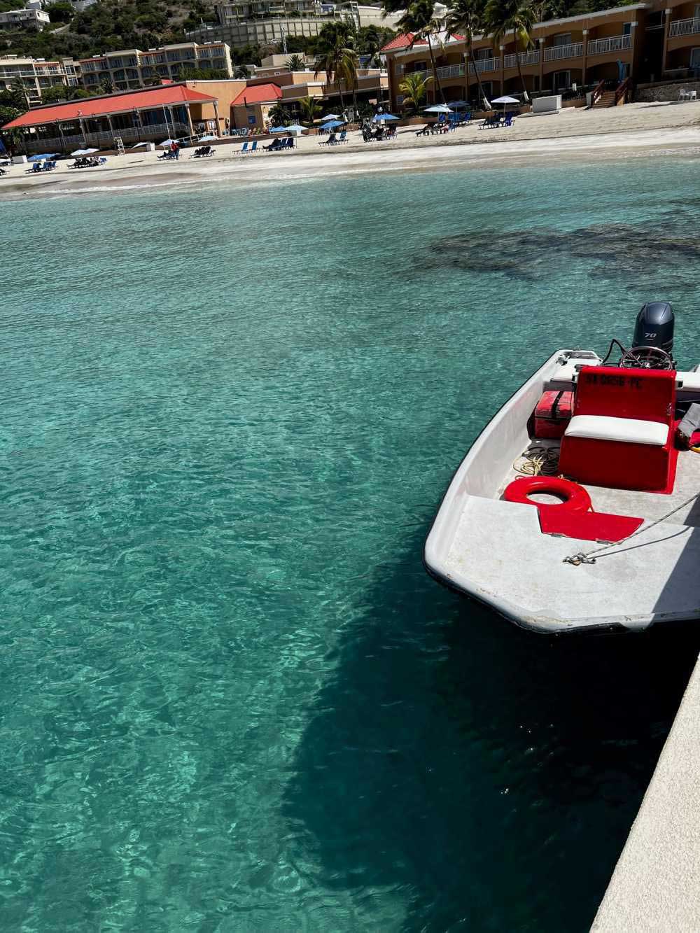 Underwater sculptures at the Under SXM park