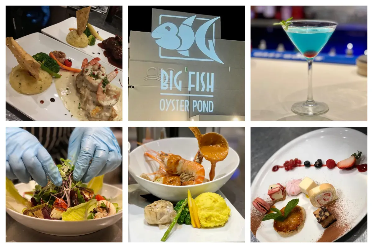 Big Fish Seafood Grill - cocktails and seafood fusion plates in Oyster Pond