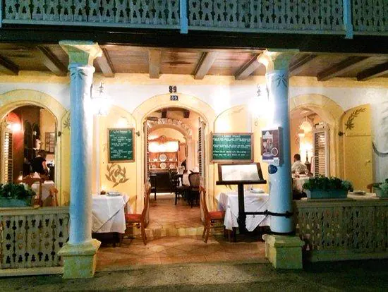 L’Auberge Gourmande - Creole house facade at 89 Boulevard de Grand-Case