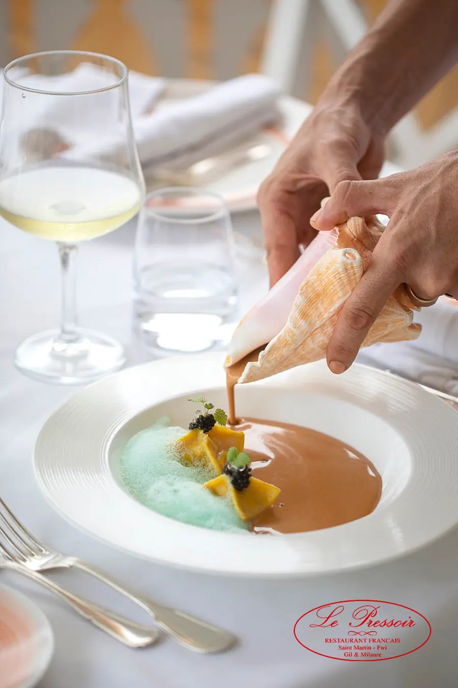 Le Pressoir - Signature bisque served tableside