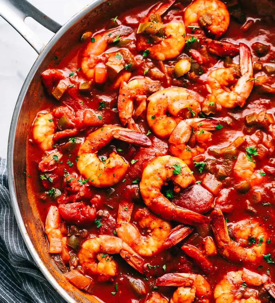 Pineapple Pete - Shrimp dish with spicy sauce