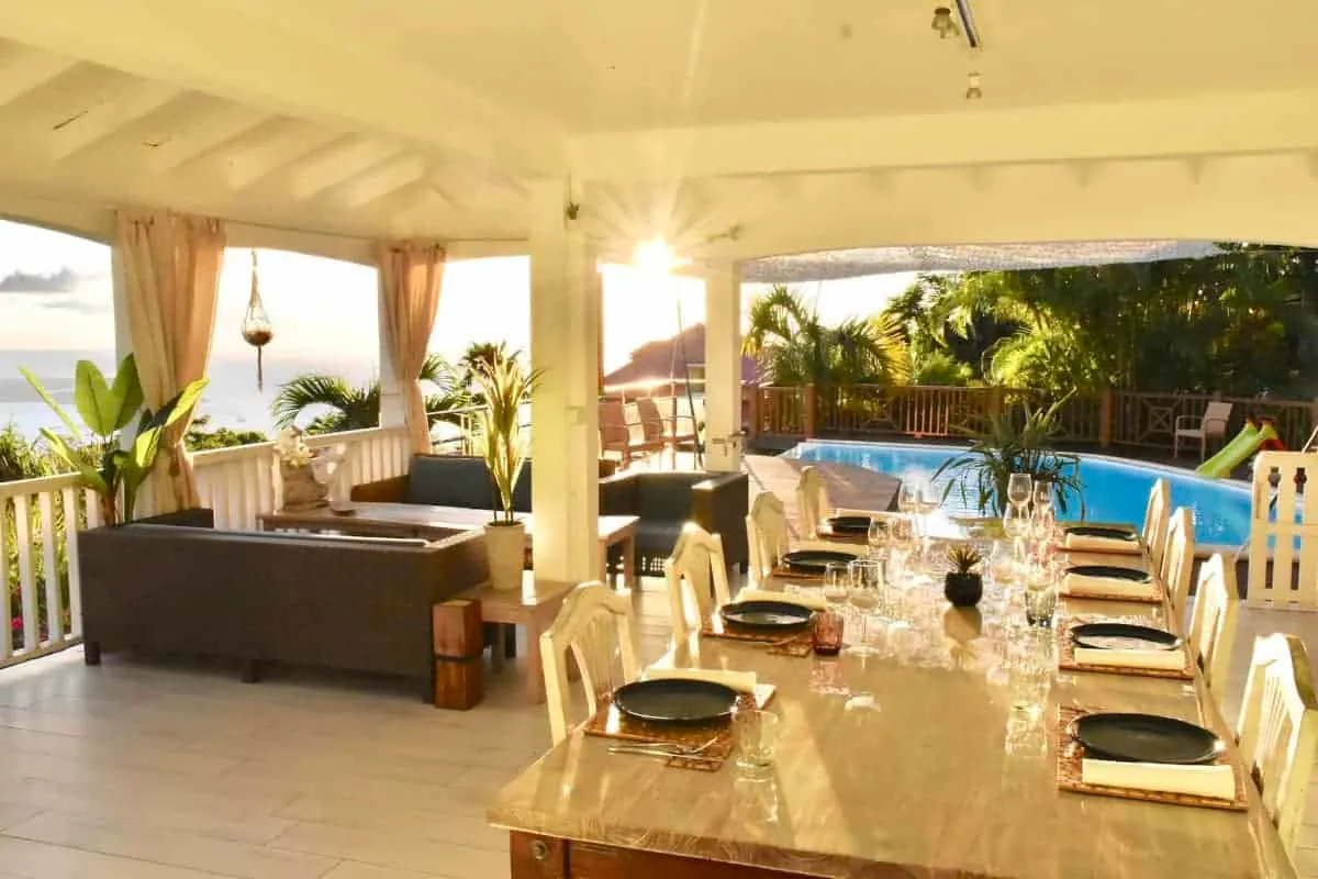 La Villa Hibiscus - Restaurant interior