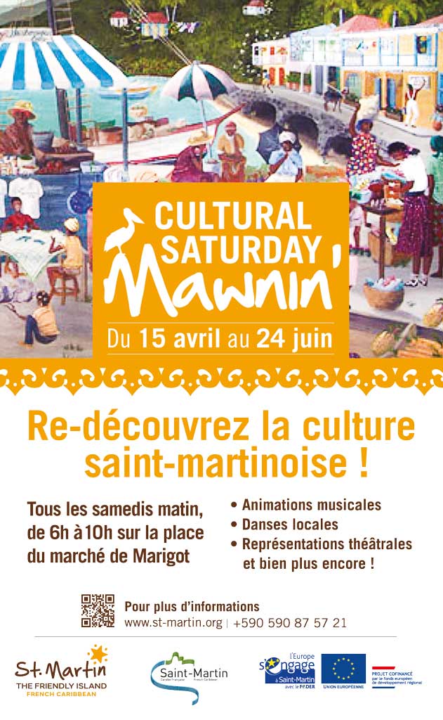 La deuxième édition des Cultural Saturday Mawnin débarque sur la place du marché de Marigot