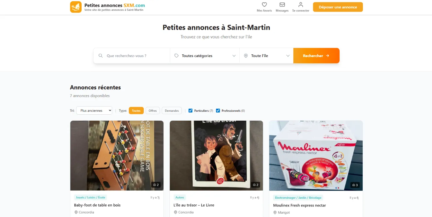 Un nouveau site de petites annonces 100 % local voit le jour à Saint-Martin