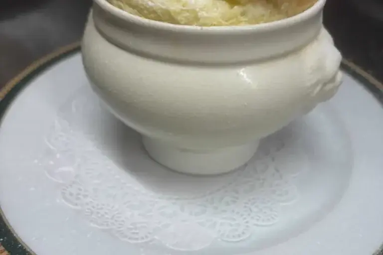 L’Auberge Gourmande - Souffle dessert served in Grand Case