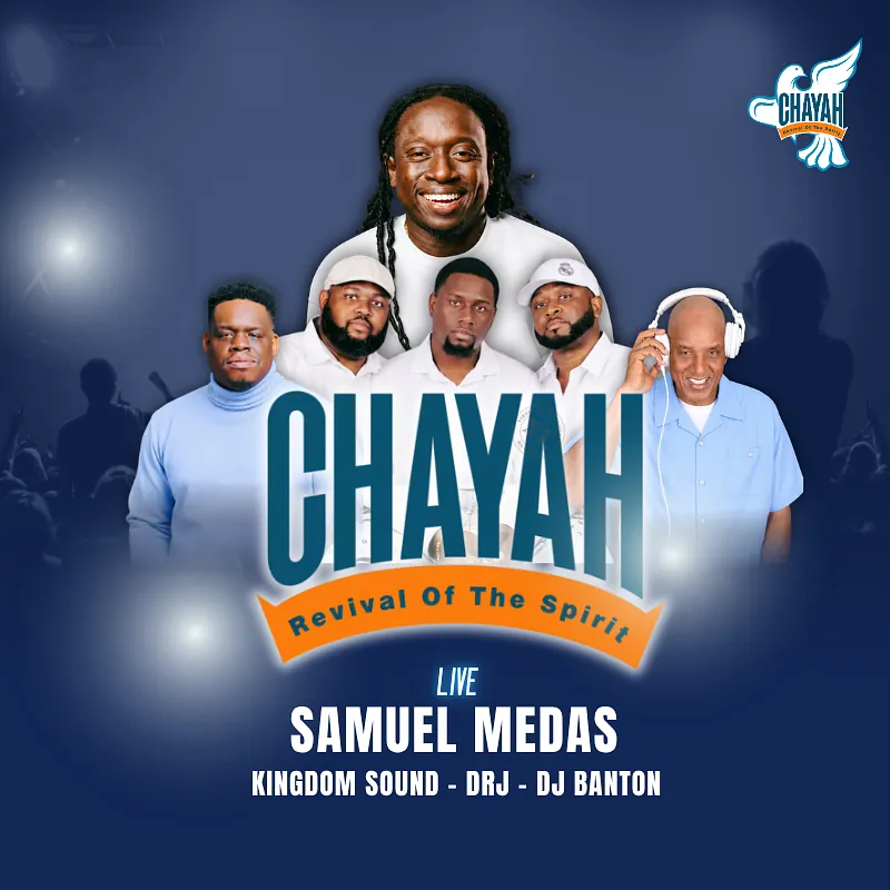 Visuel de CHAYAH – Revival of the Spirit, concert gospel avec Samuel Medas